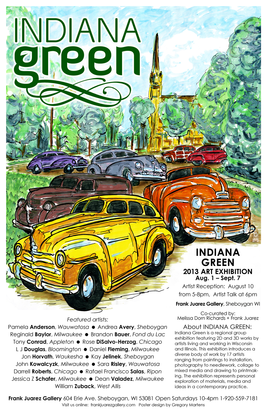 Indiana Green 2013 Poster Gregory Martens
